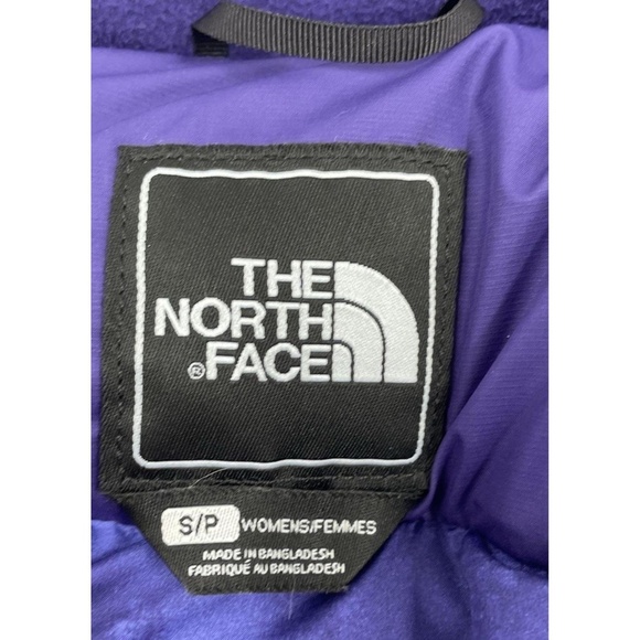 The North Face Womens Small Purple Nuptse 700 Down Puffer Jacket Vintage Warm - Picture 9 of 11